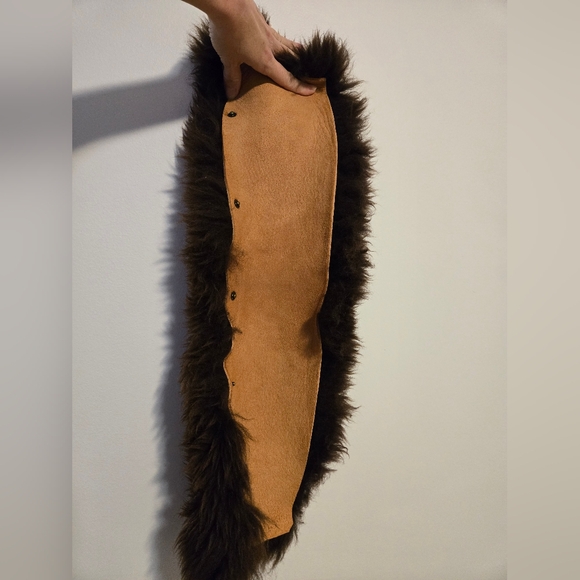 NWOT Mabel And Snow Quilt Coat Genuine Sheepskin Collar Size Small / Med… - Picture 9 of 9